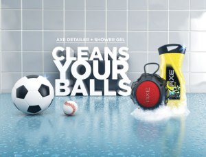Axe Clean your balls